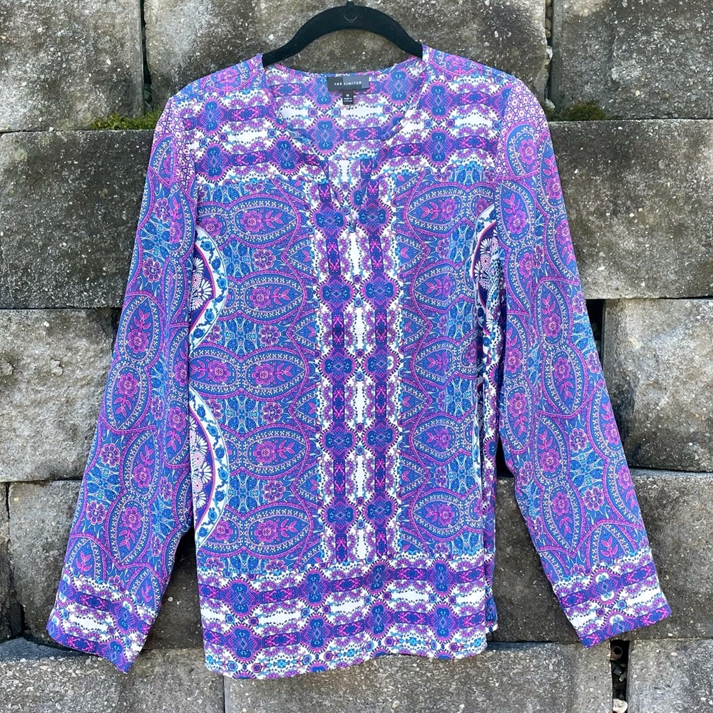 The Limited Paisley Blouse